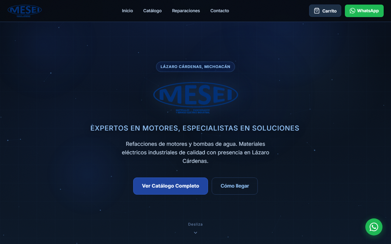 Mesei web preview